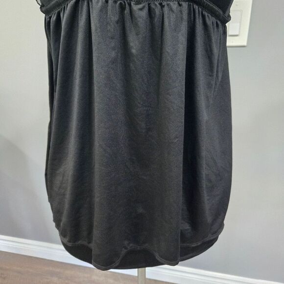 🐢 Cacique Black Ruffle Tank/Cami 18/20 - Picture 9 of 10